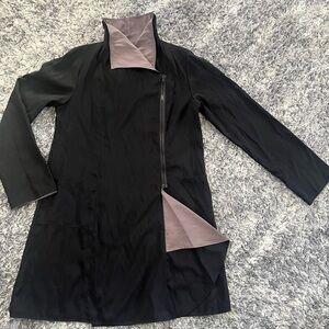 Janska Moxie Reversible Womens Jacket Black iridescent Brown Sz Small